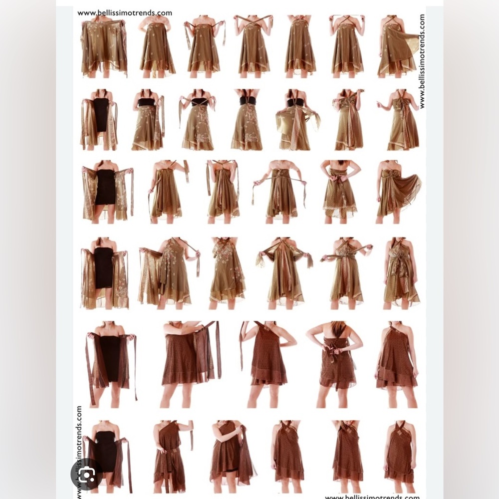 Reversible Silky Maxi Skirt. Multiple Ways to Wear For Big or Small Young Older - Picture 7 of 17